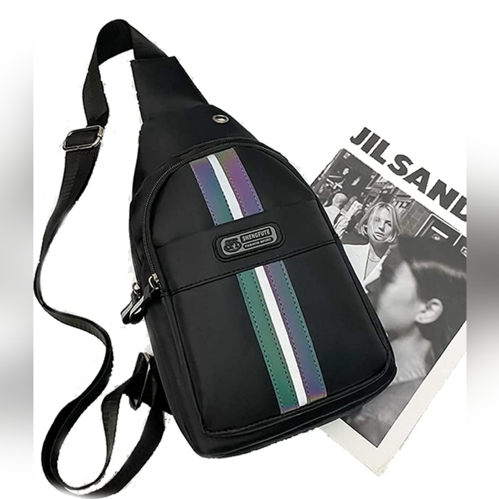 🔰 Sling Backpack for Men Women, Lightweight One Strap Sling Bag IRIDESCENT‼️